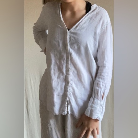 White linen button down - Picture 5 of 5